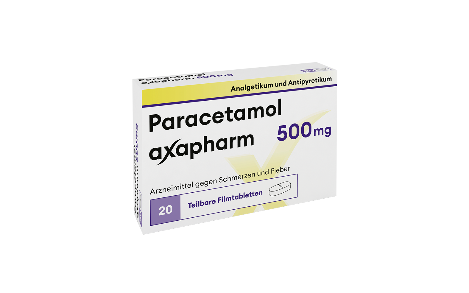 Packungsfoto Paracetamol axapharm 500 mg